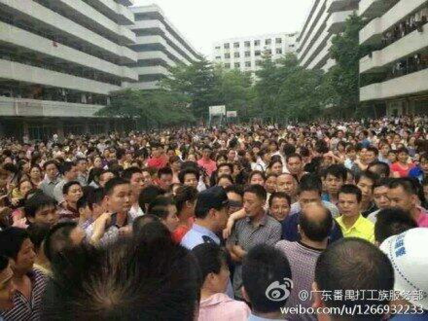 In Cina, 10mila in sciopero per il welfare