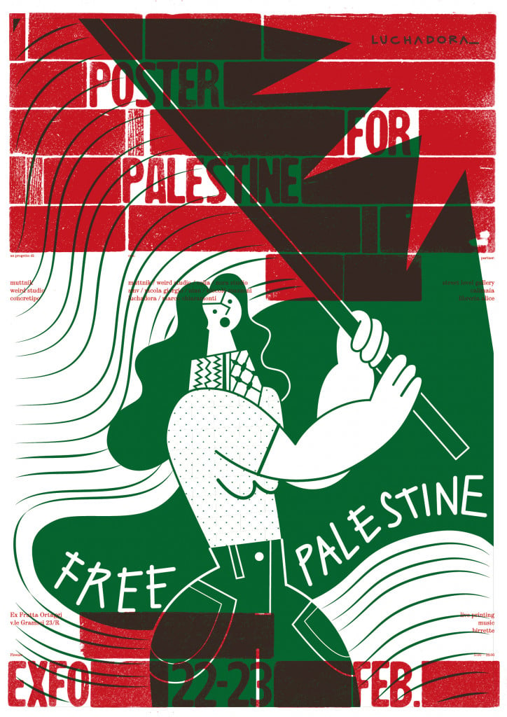 Poster per la Palestina ieri e oggi