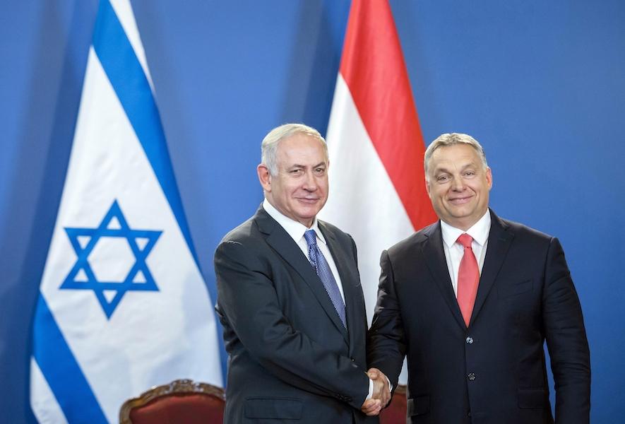Tappeto rosso per Orban in Israele