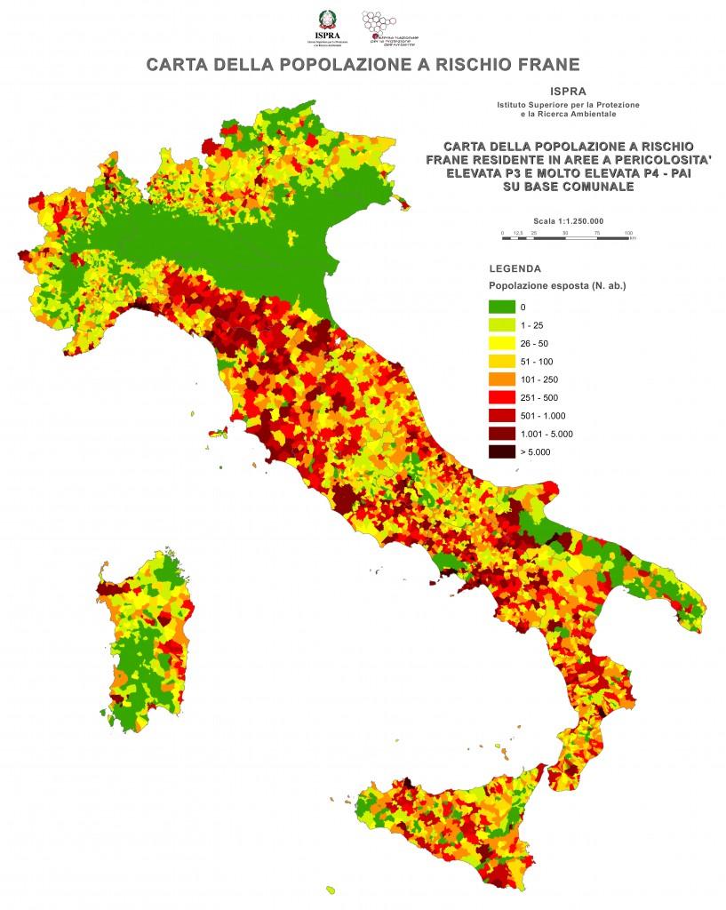 Il territorio si sbriciola, in pericolo il 91% dei Comuni italiani