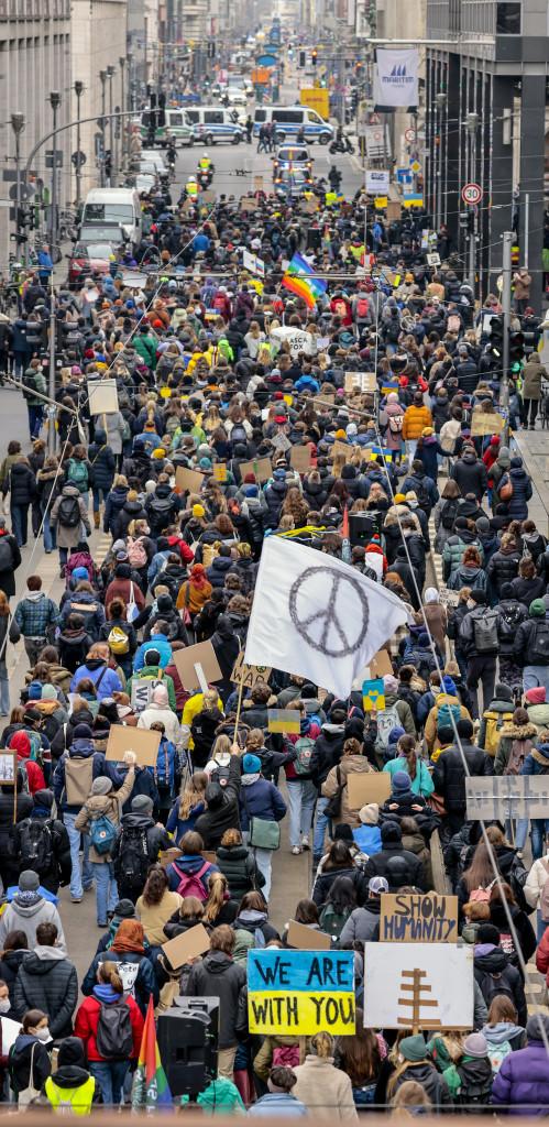 Da Monaco a Berlino lo sciopero per la pace