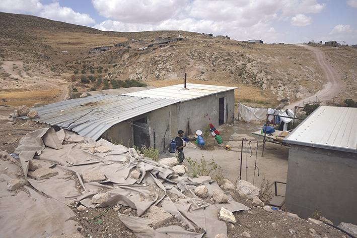 foto comunità palestinese di Jinba