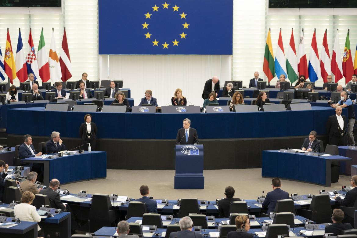 Il discorso di Draghi al Parlamento europeo