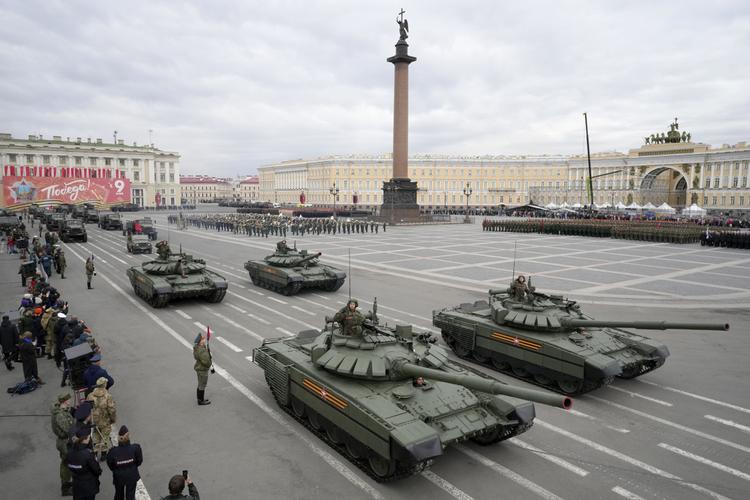 foto Prove per la parata del 9 maggio 2022 a San Pietroburgo