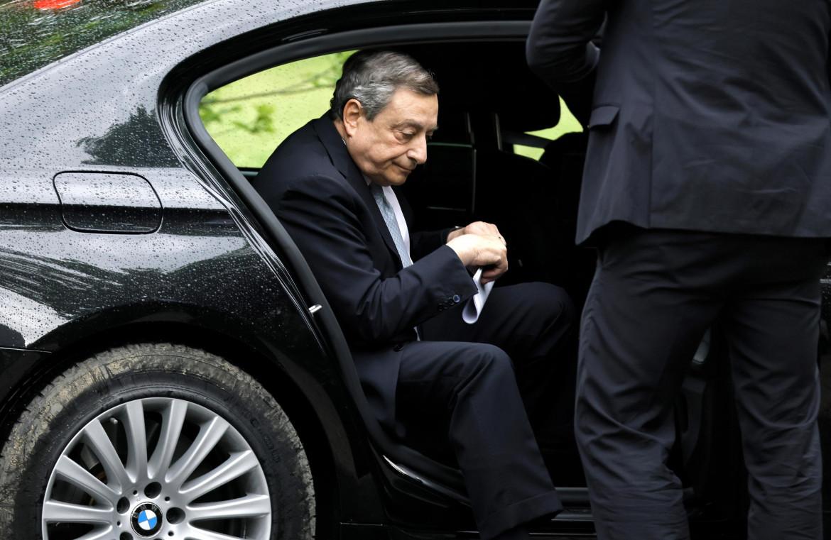 Mario Draghi, foto Epa