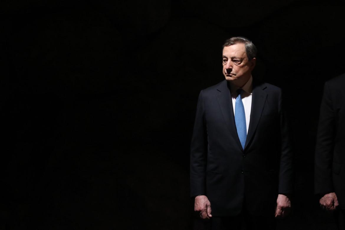Mario Draghi, foto Ansa