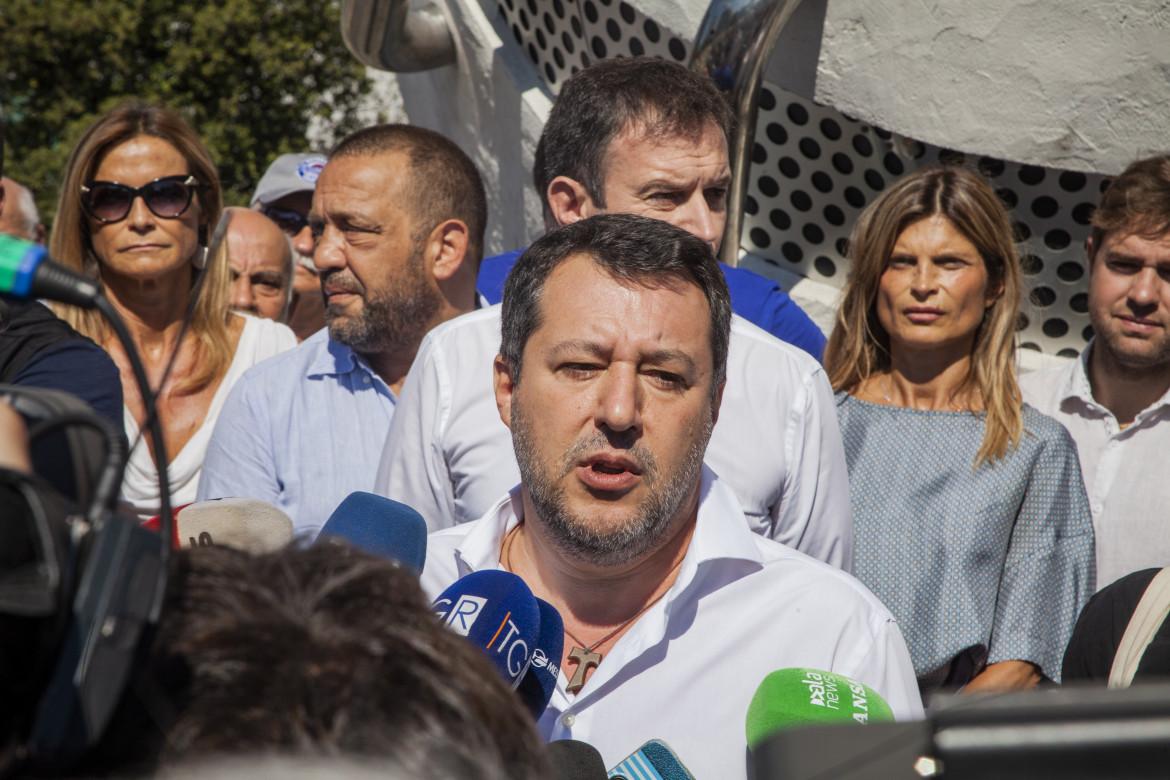 Matteo Salvini, foto LaPresse