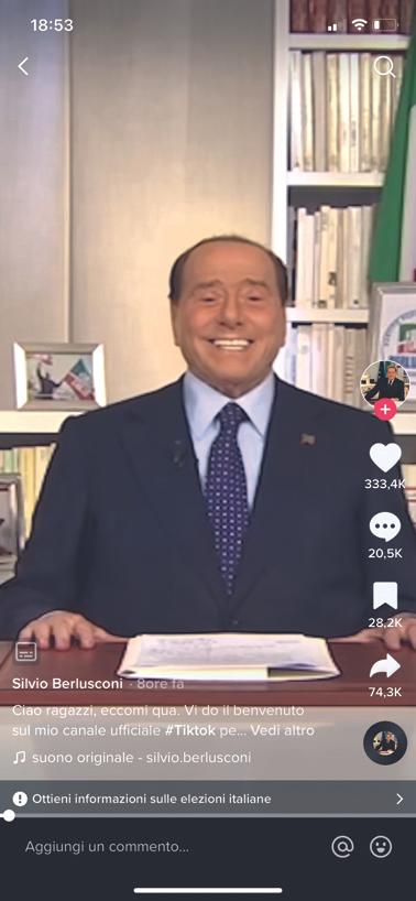 Renzi e Berlusconi a caccia di giovani sbarcano su Tik Tok. E arriva anche il Pd