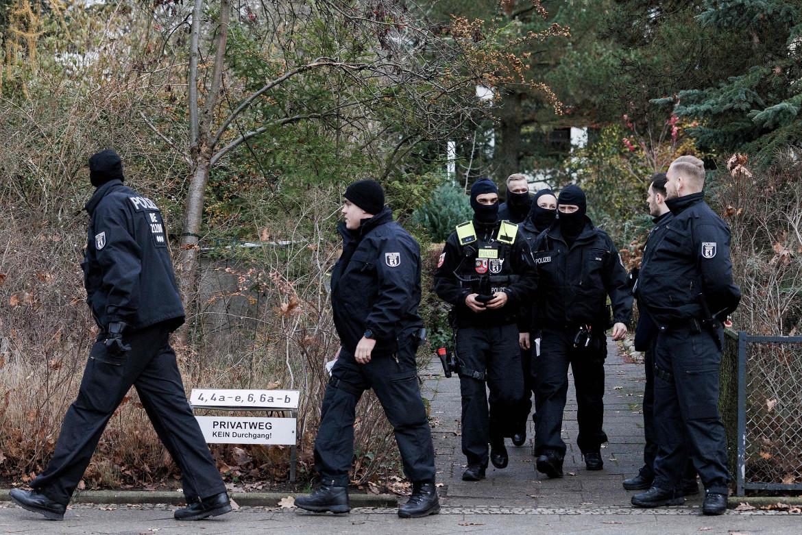 Il blitz della polizia tedesca Foto Getty Images