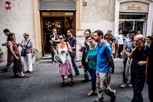 12 Agosto 2014: arriva la Soprintendenza con Marino Sinibaldi e Giovanna Marinelli 