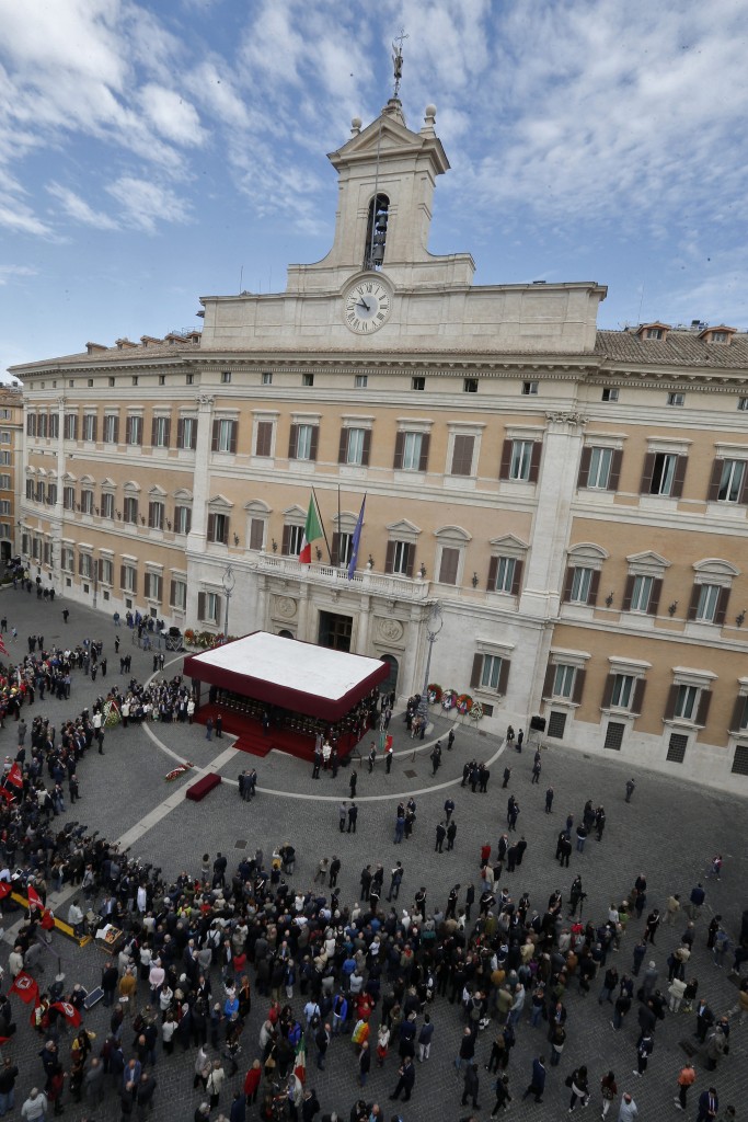 funerali ingrao montecitorio lapresse 3