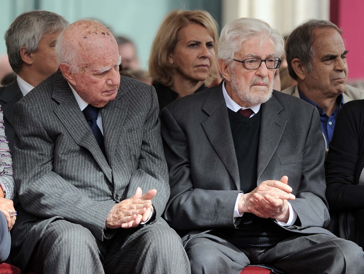 funerali ingrao montecitorio reichlin scola foto vincenzo livieri lapresse 7