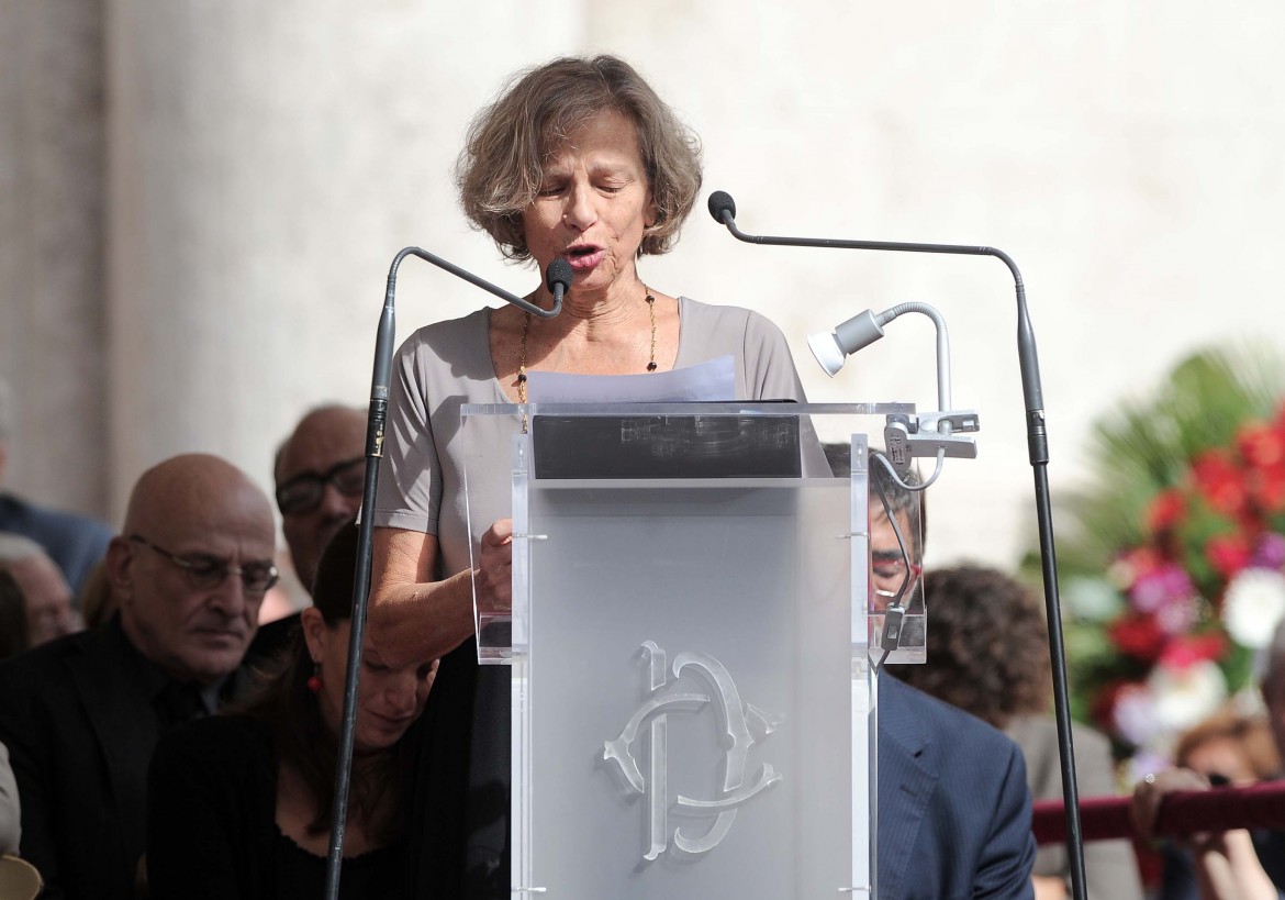 funerali ingrao montecitorio renata ingrao foto fabio cimaglia lapresse