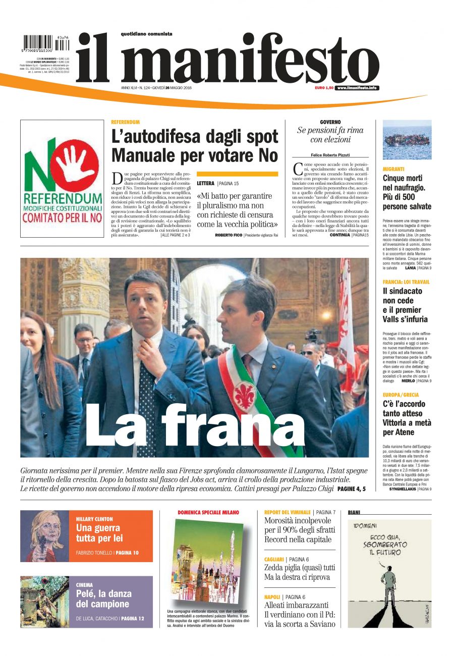 il manifesto del 26 maggio 2016