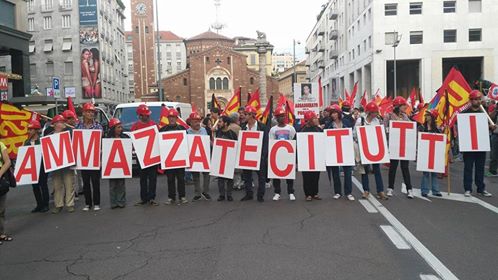 Milano, corteo per  Abd El Salam Ahmed El Danf