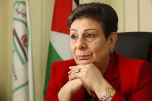 Palestinian politician Hanan Ashrawi, member of Palestinian Prime Minister Salam Fayyad's Third Way party, seen in her office in the West Bank city of Ramallah. Ashrawi is the first woman elected to the Palestinian National Council. January 31, 2012. Photo by Miriam Alster/FLASH90 *** Local Caption *** çðàï òùøàååé øîàììä