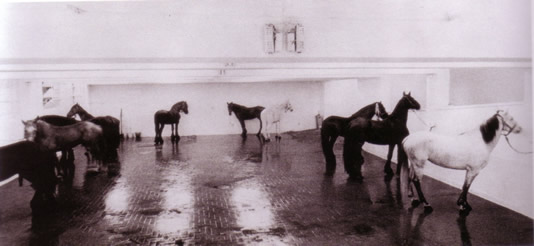 Kounellis - Cavalli (1969)