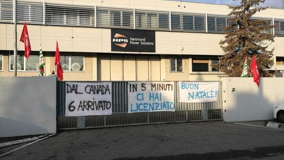 Hammond, insieme al pacco natalizio arrivano 40 licenziamenti