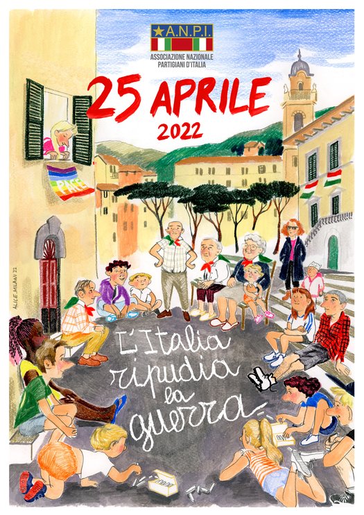 La replica della disegnatrice alle polemiche contro il manifesto dell’Anpi sul 25 aprile