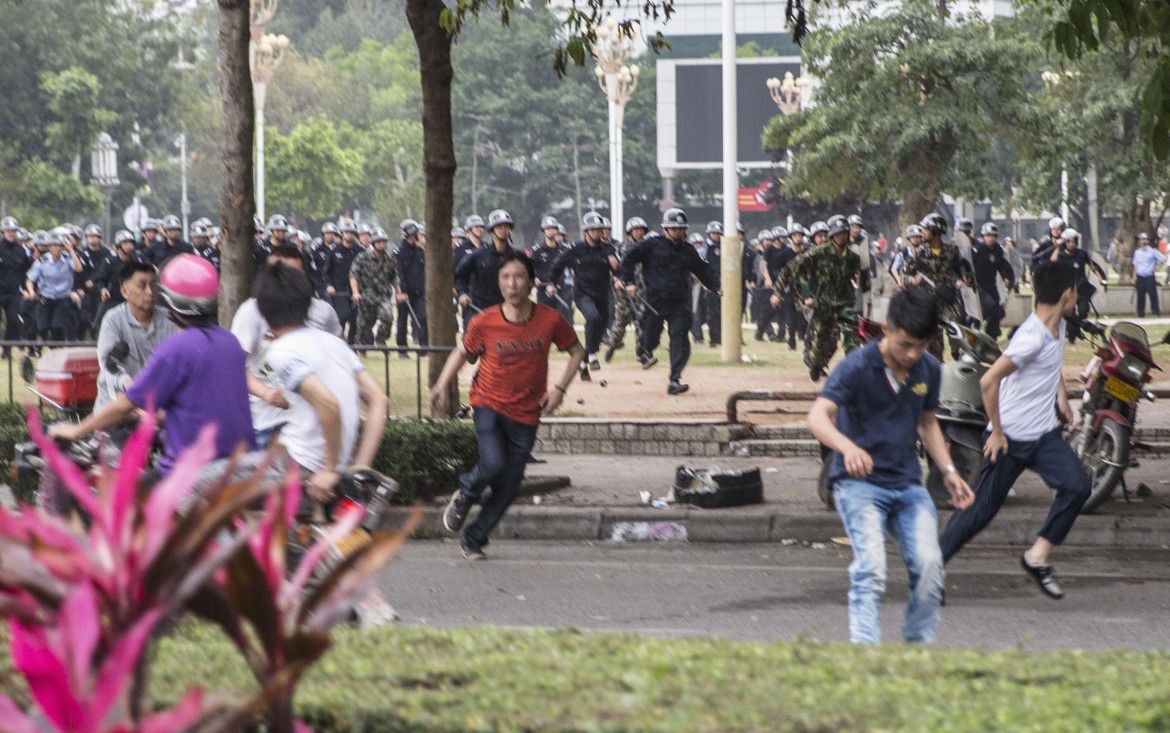 Scontri e proteste ambientali nel sud est cinese