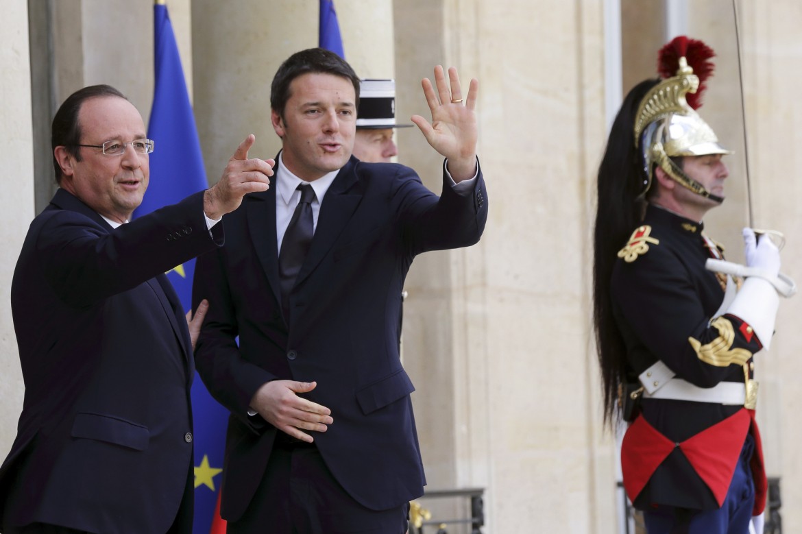 Speedy Renzi e la lumaca Hollande