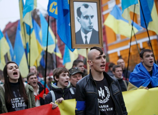 I neonazisti di Svoboda in Germania