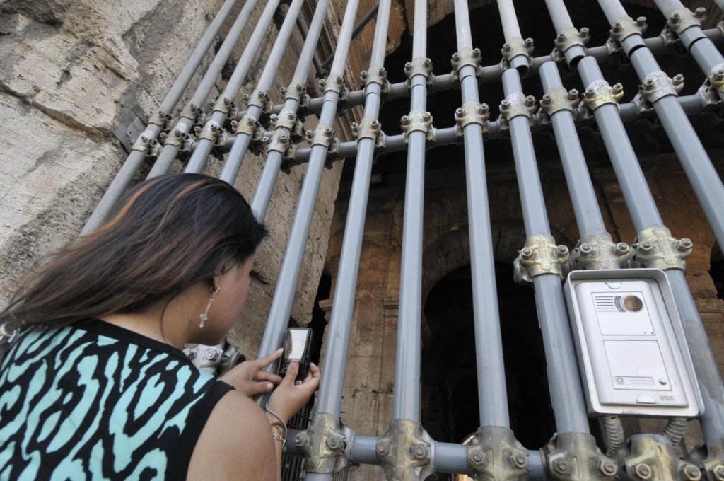 Il Colosseo? Si vede pure da fuori