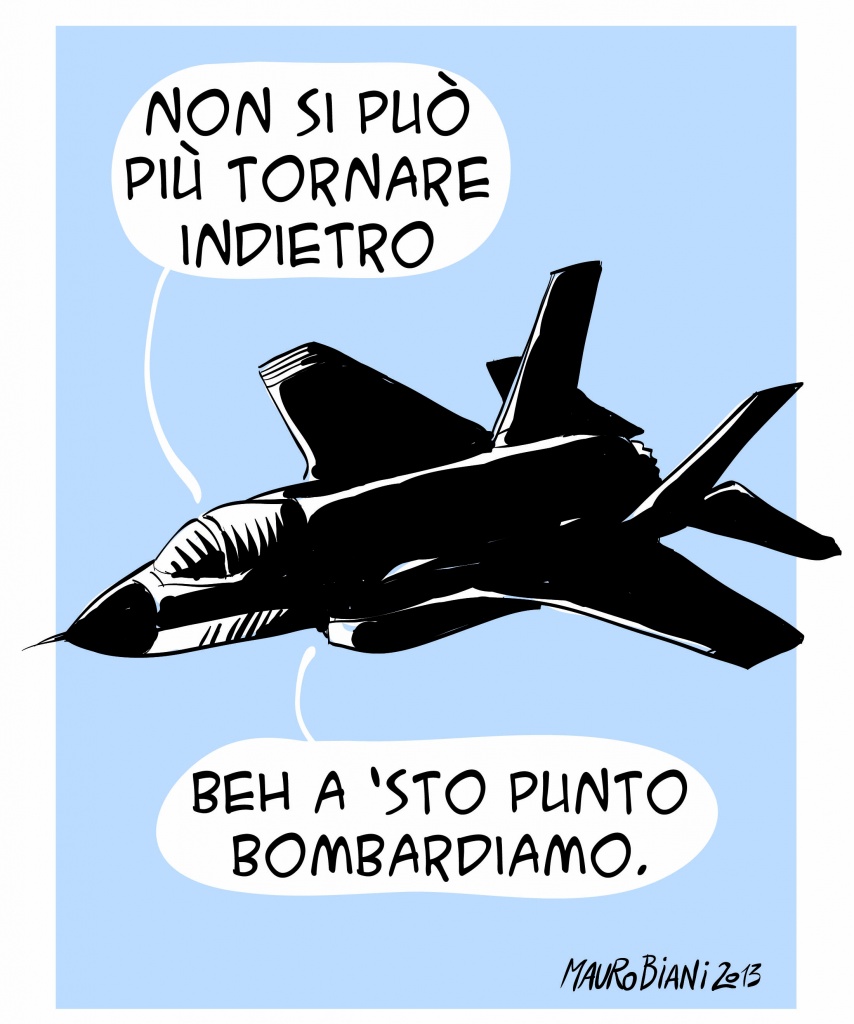 Saviano, Martone, Servillo, Rohrwacher, Benni, Celestini: «Stop agli F35»