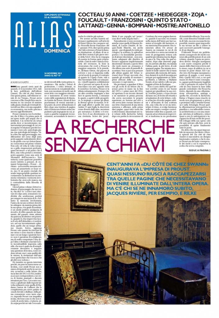 alias domenica 24 novembre 2013