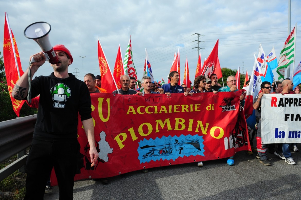 Le Acciaierie verso la cig, Piombino nel dramma