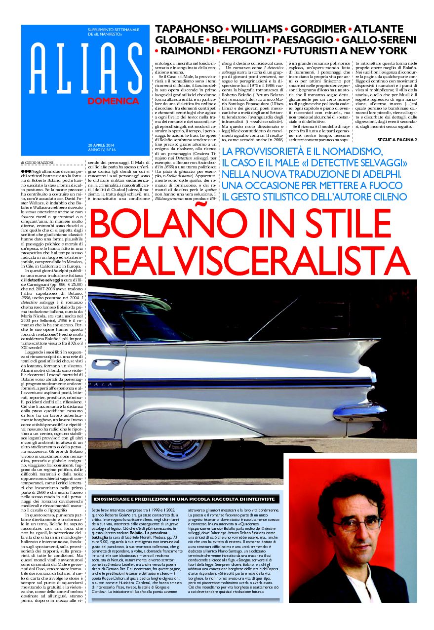 Alias Domenica del 20 aprile 2014