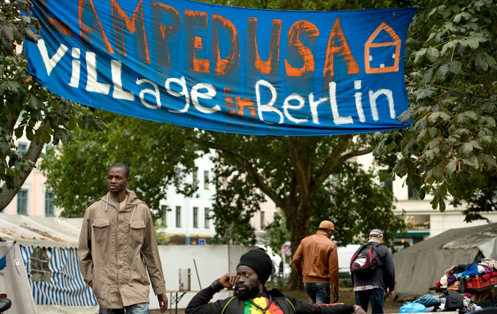 Addio «Lampedusa in Berlin», tendopoli della contraddizione