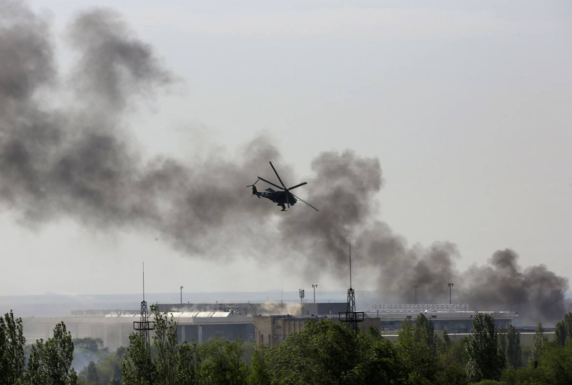 Gli spari sopra Donetsk