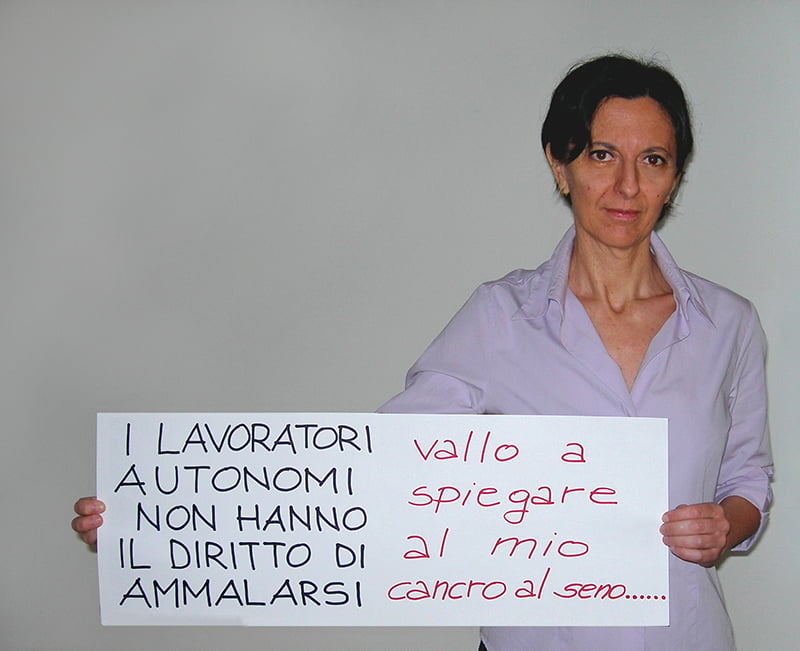 «Il mio sciopero fiscale: i freelance hanno il diritto di ammalarsi»