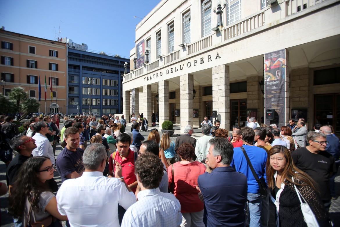 Teatro dell’Opera, «manifestazione nazionale»