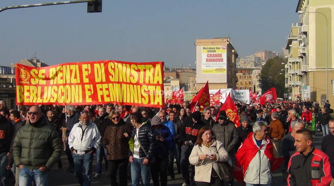 A Genova esplode la rabbia della Genova operaia: «Renzi non è di sinistra, ora basta»