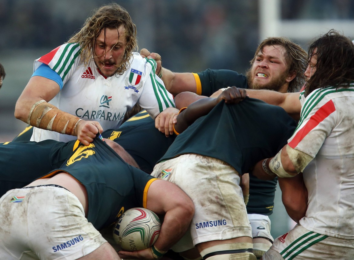 Con gli Springboks l’Italia resiste un tempo