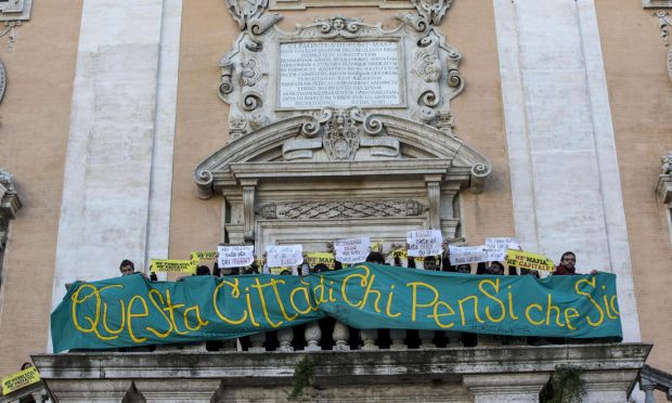 L’altra faccia di Mafia Capitale manifesta a Roma