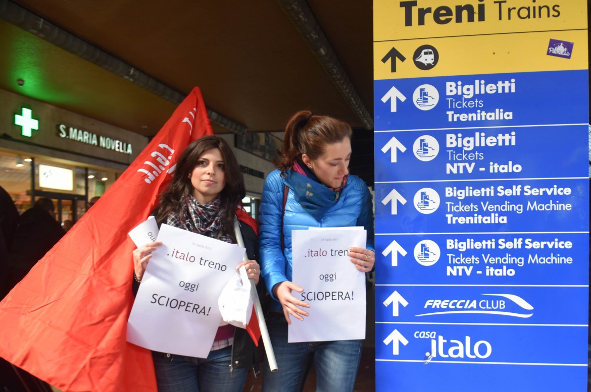 Italo, il treno si ferma per dire no ai licenziamenti