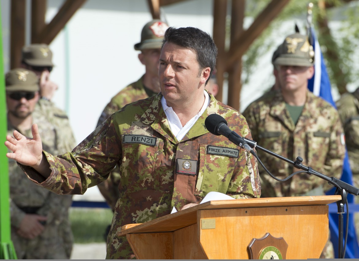 renzi afghanistan herat 1 giugno 2015 foto ufficio stampa palazzo chigi