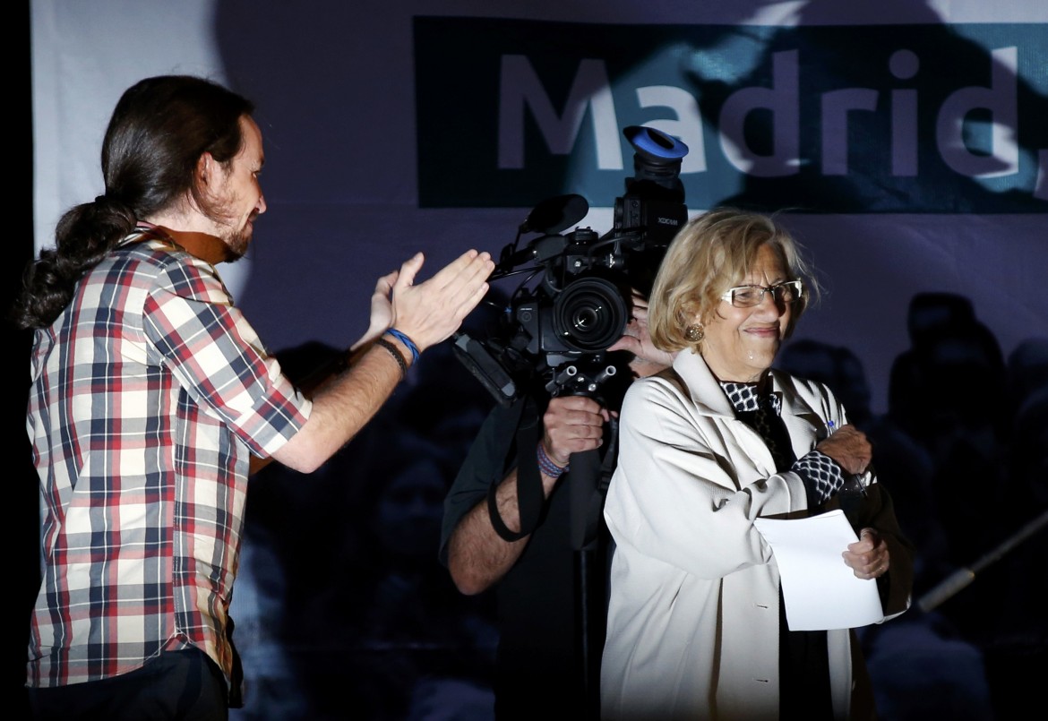 A Madrid governano Podemos e sinistra, insieme