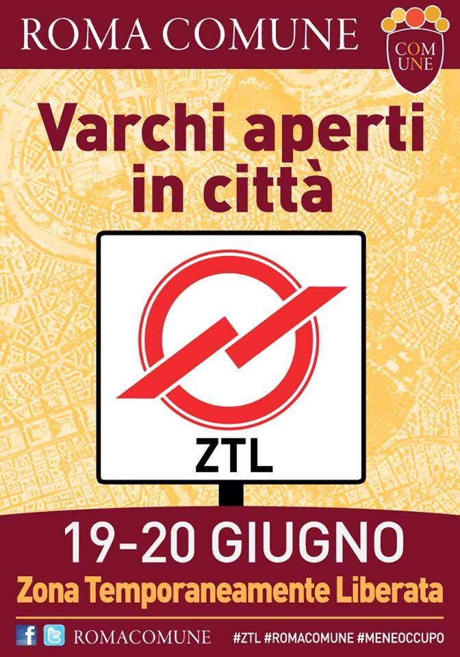 Nasce a Roma una zona temporaneamente liberata