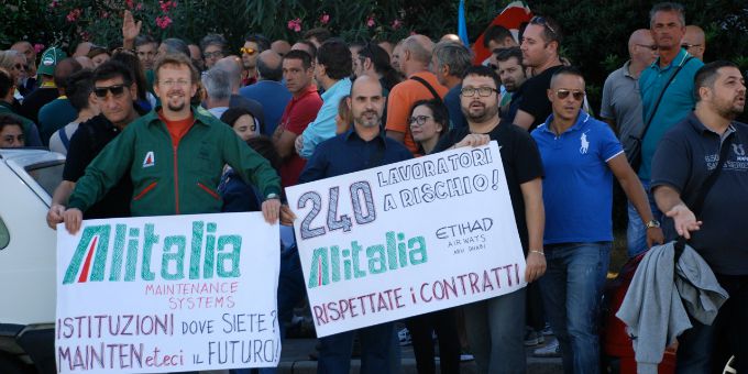 “Esuberi Alitalia illegittimi”