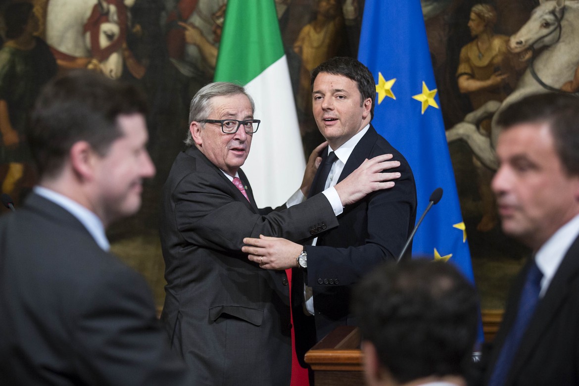 Renzi-Juncker, tentativi di pace: “La Ue ci sostenga sui migranti”