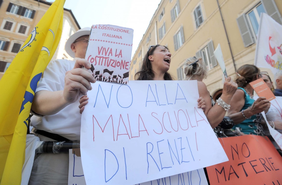 Pronti i quattro quesiti del referendum contro la «Buona Scuola»