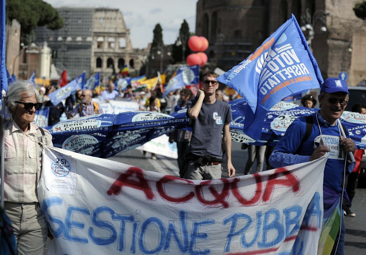 Blitz del Pd, e ciao all’acqua pubblica