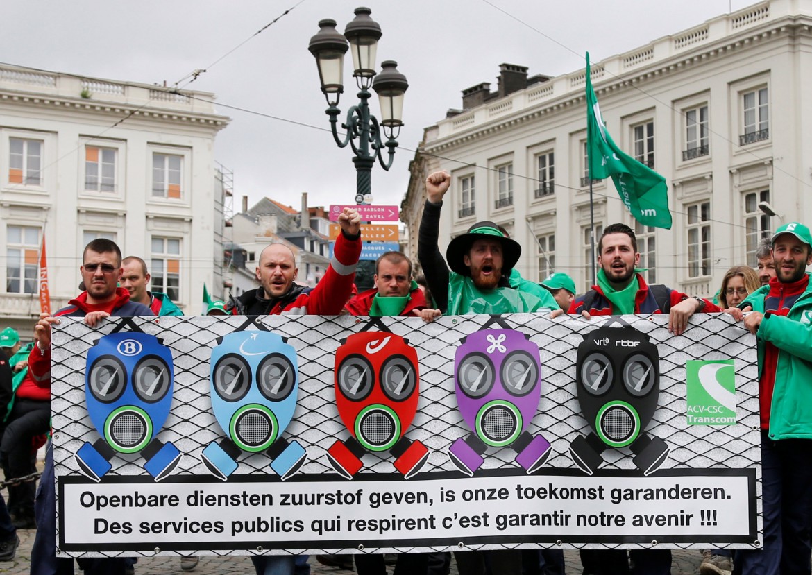 Belgio come la Francia, stop a treni e servizi