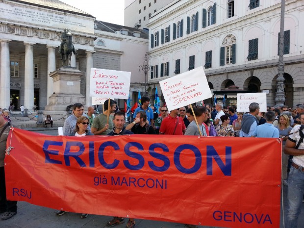 Ericsson prende i soldi e scappa