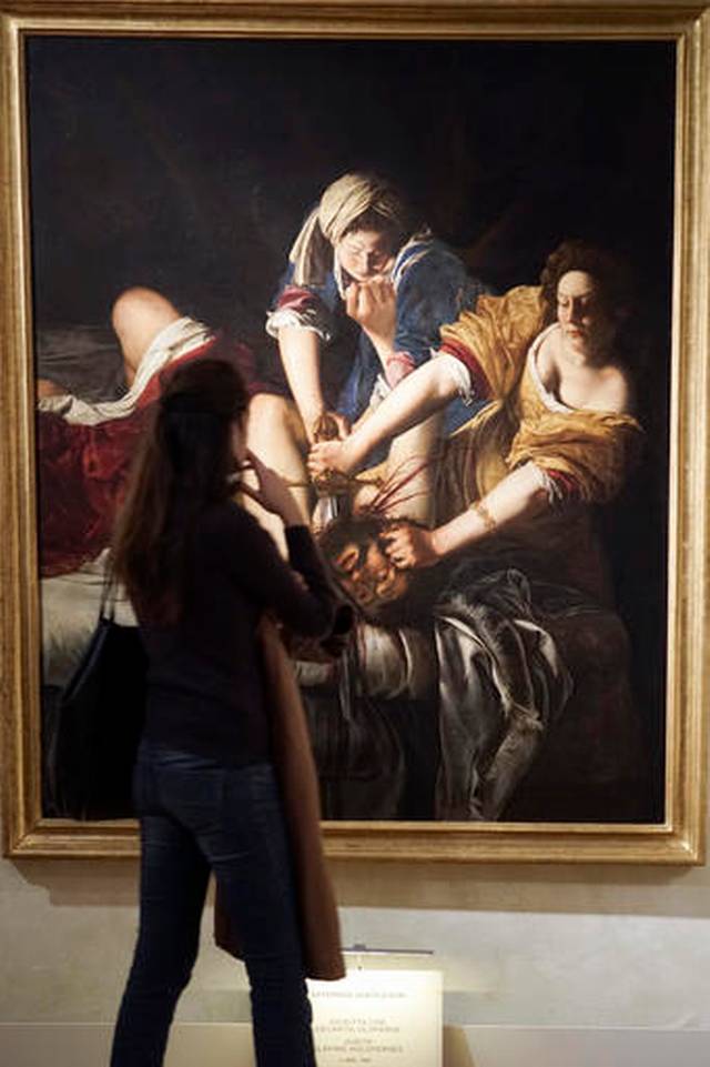 Il set teatrale di Artemisia Gentileschi