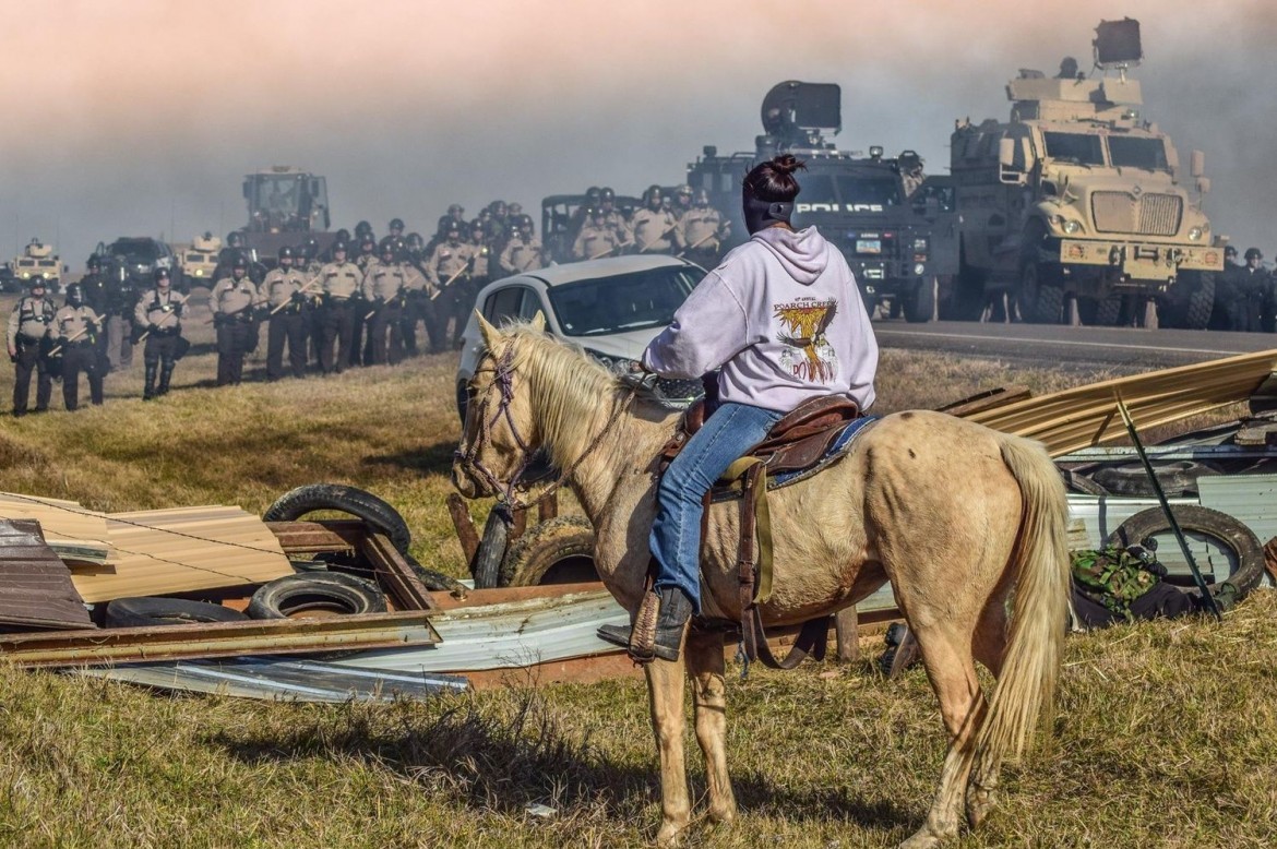 Ombre rosse a Standing Rock